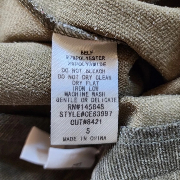 Everly Womens SMALL GREEN Thin Short soft Corduroy Button Mini Skirt Y2K - Picture 5 of 6